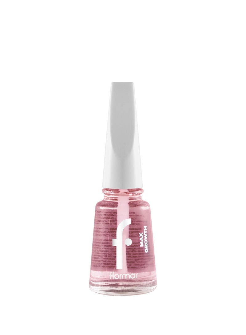 flormar Nail Care 04 NP Base Coat  Max Growth Clear - Image 2