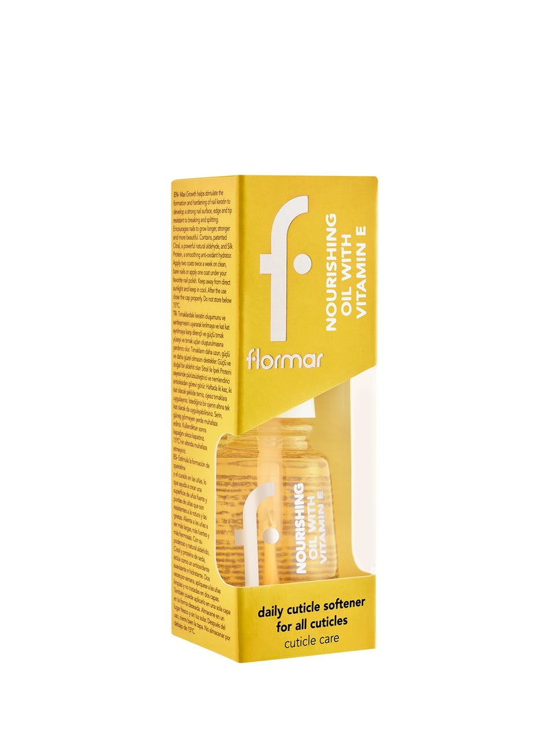 flormar Nail Care 06 NP Nourishing Oil with Vitamin Clear - Image 2