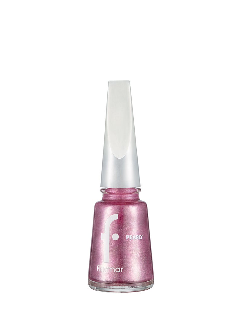 flormar Pearly Nail Enamel PL360 Fuchsia flower - Image 1