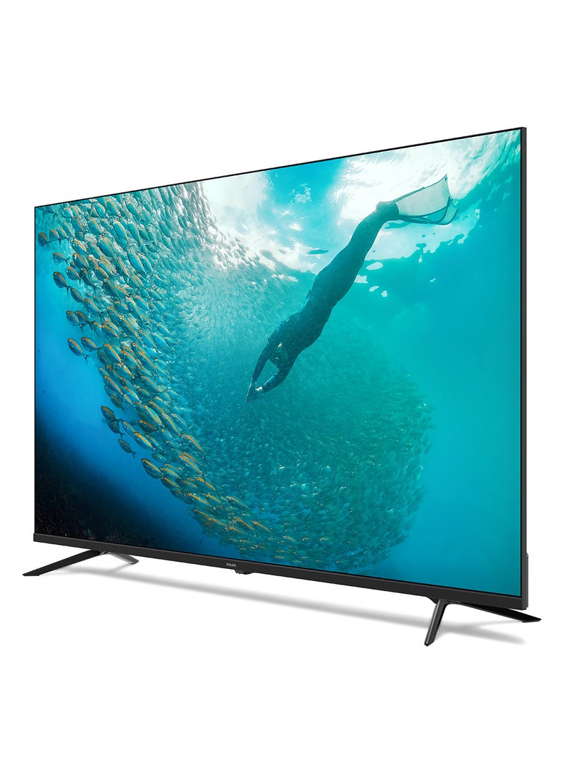 Philips - 65 Inch 4K Ultra HD Smart Google TV with Hands-Free Voice Control Dolby Vision Atmos HDR10 with built-in Google Assistant (2024 Model) 65PUT7129/56 Black 65PUT7129/56 Black - Image 1