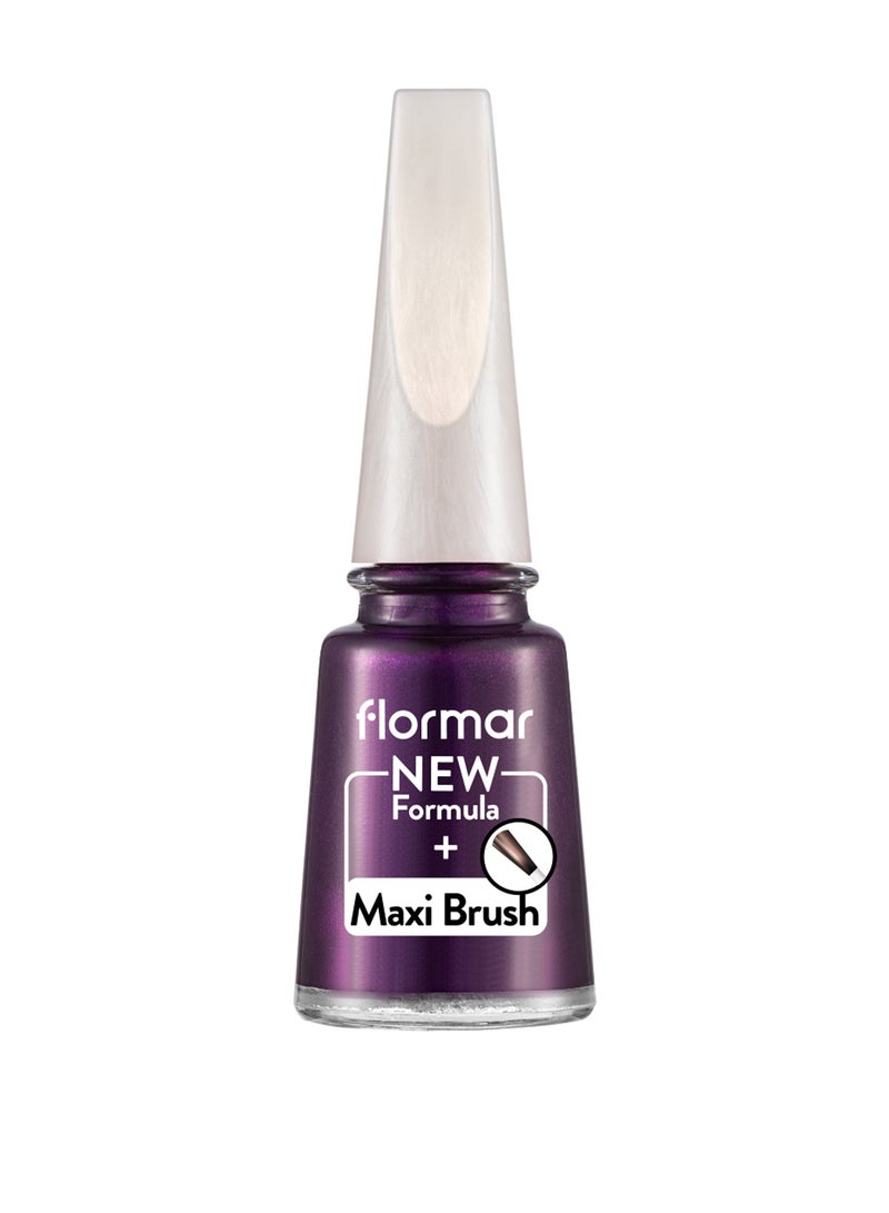 flormar Pearly Nail Enamel PL432 Violet Defense  - Image 1