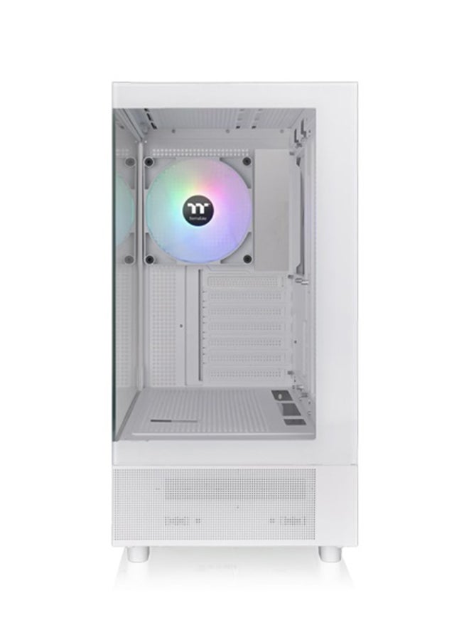 Thermaltake View 270 TG ARGB Snow Mid Tower Chassis, Tempered Glass Front and Left Panels, One CT140 ARGB Sync PC Cooling Fan Pre-installed, Sync with Motherboard RGB Software White | CA-1Y7-00M6WN-00 White  - Image 2