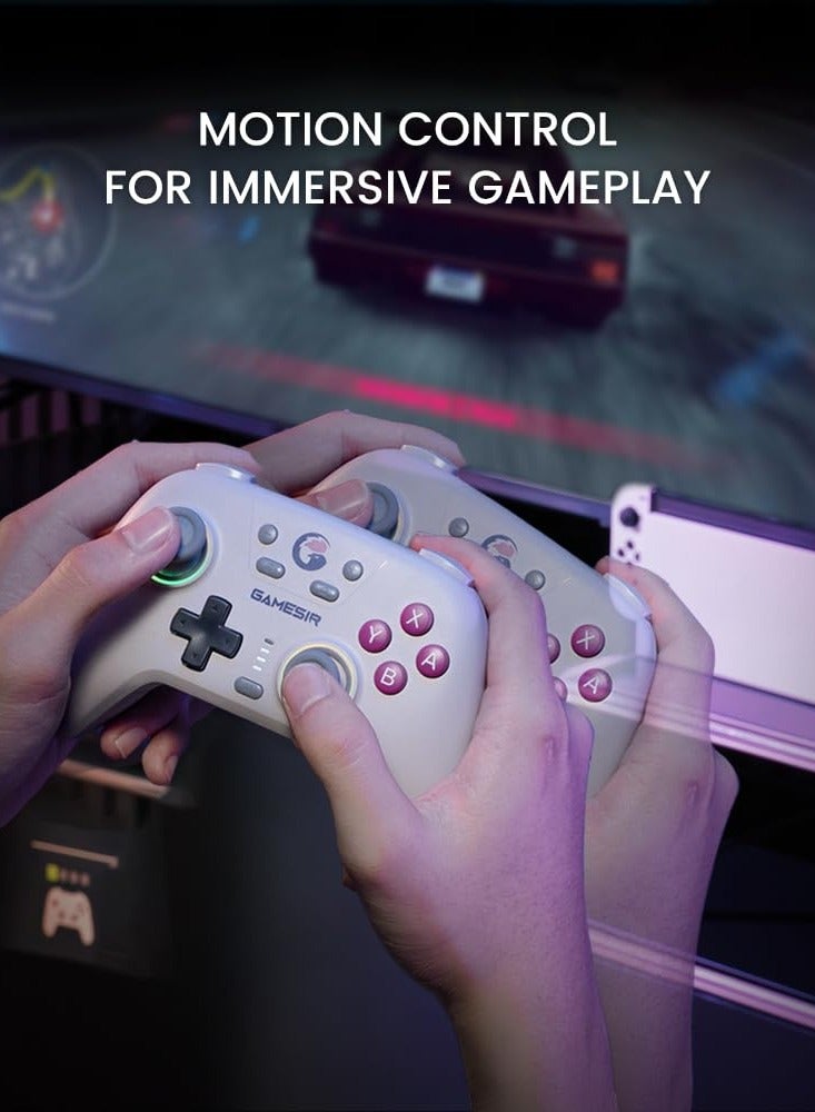 GameSir Nova Wireless Switch Pro Controller for Switch/Lite/OLED, Switch Controllers with Hall Effect JoySticks, RGB LED, 1200mAh Rechargeable, Turbo,Programmable,Motion Control, Wake Up Function  - Image 5