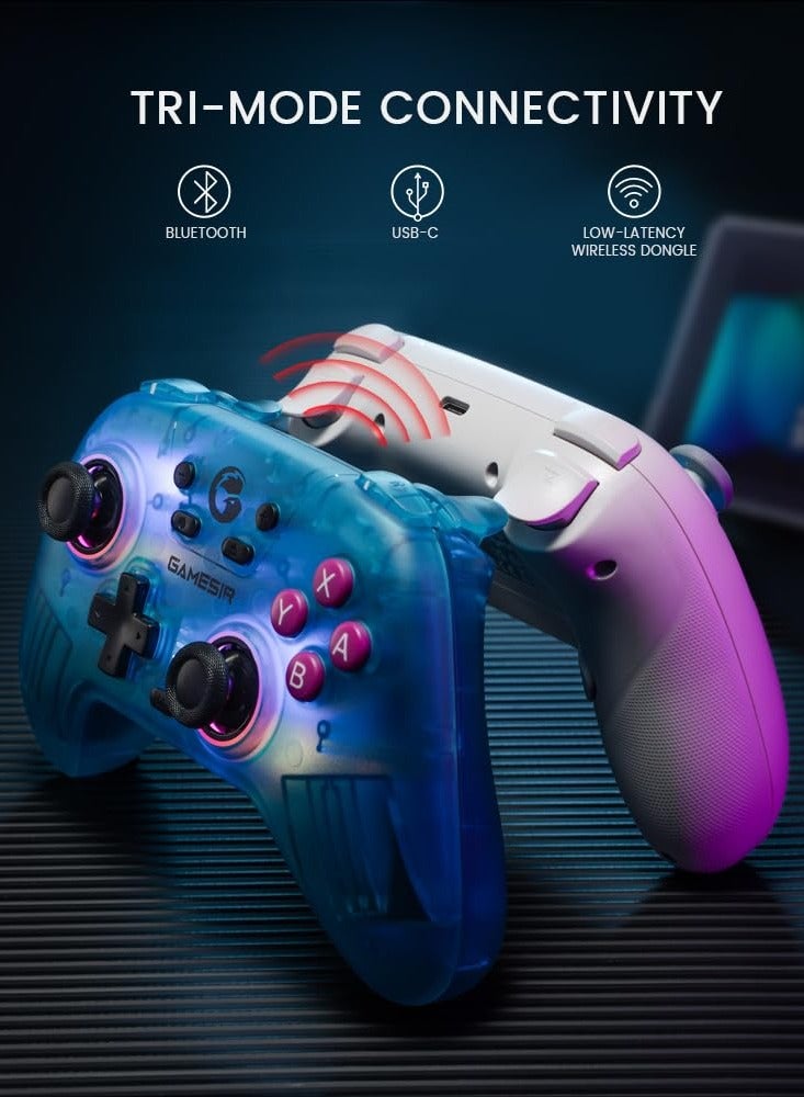 GameSir Nova Wireless Switch Pro Controller for Switch/Lite/OLED, Switch Controllers with Hall Effect JoySticks, RGB LED, 1200mAh Rechargeable, Turbo,Programmable,Motion Control, Wake Up Function  - Image 3