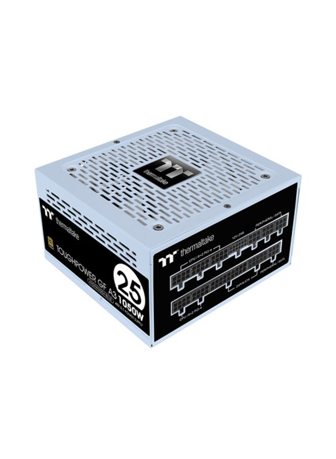 Thermaltake - Toughpower GF A3 Hydrangea Blue 1050W - TT Premium Edition Power Supply, 80 Plus Gold Efficiency, Technology X Fashion Performance, PCIe Gen 5 Ready, Fully Modular Low-Profile Cables, Fully Compatible with Intel ATX 3.1 Standards, Japanese Main Capacitor, Active PFC, 120mm FDB Fan, PS-TPD-1050FNFAGK-B Hydrangea Blue - Image 1