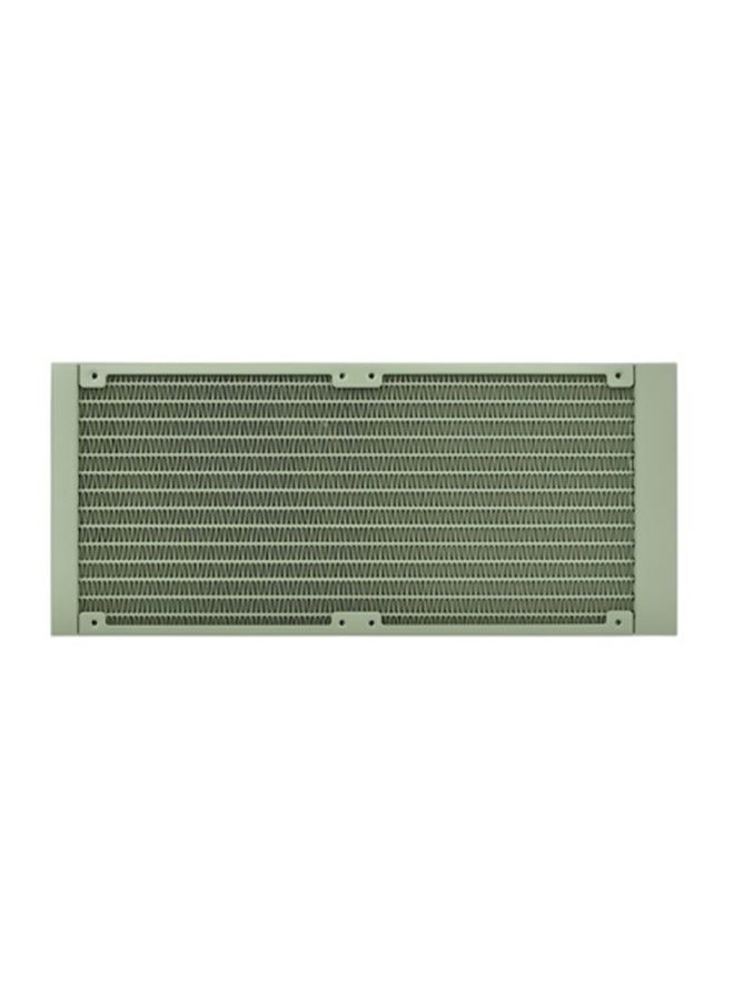 Thermaltake - TH280 V2 ARGB Sync All-In-One Liquid Cooler, 280mm Radiator, 2x 140mm Fan, PWM 500~1800 RPM Speed, 84.32 CFM Airflow, Infinity Mirror Light Design, Matcha Edition | CL-W375-PL14MG-A - Image 1