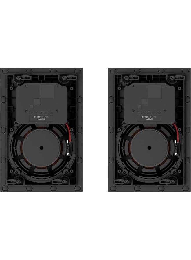 Sonos In-Wall Speakers - Pair Of Architectural Speakers For Focused Listening - INWLLWW1 White  - Image 2