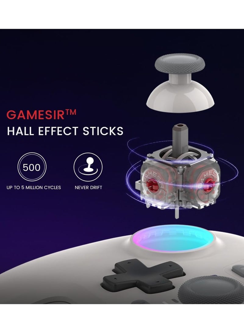 GameSir - Nova Wireless Switch Pro Controller for Switch/Lite/OLED, Switch Controllers with Hall Effect JoySticks, RGB LED, 1200mAh Rechargeable, Turbo,Programmable,Motion Control, Wake Up Function - Image 1