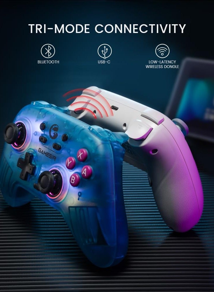 GameSir Nova Wireless Switch Pro Controller for Switch/Lite/OLED, Switch Controllers with Hall Effect JoySticks, RGB LED, 1200mAh Rechargeable, Turbo,Programmable,Motion Control, Wake Up Function  - Image 3