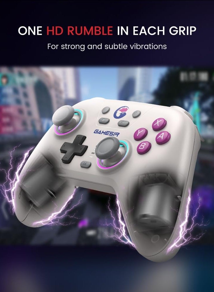 GameSir - Nova Wireless Switch Pro Controller for Switch/Lite/OLED, Switch Controllers with Hall Effect JoySticks, RGB LED, 1200mAh Rechargeable, Turbo,Programmable,Motion Control, Wake Up Function - Image 1
