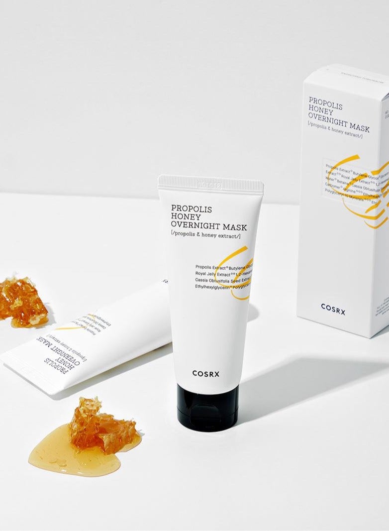 Cosrx - Full Fit Propolis Honey Overnight Mask: Overnight Radiance Restoration 60ml - Image 1