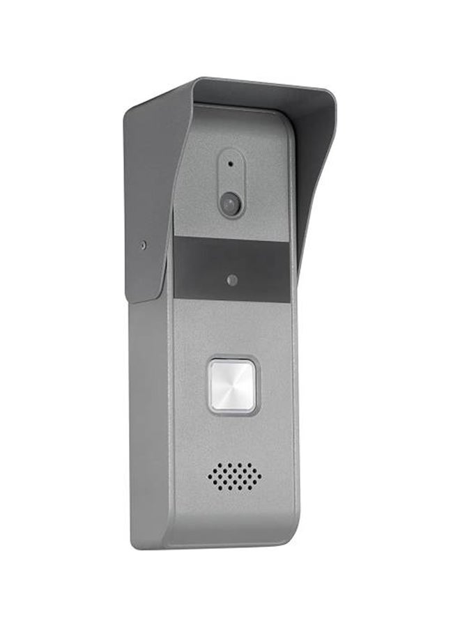 HIKVISION KIS203 Video Door Phone, 7" Colorful TFT LCD Display, Pinhole Camera with 720 x 576 @ 25 fps, 1 Four-Wire Interface, Built-in Omni Mic, Built-in Loudspeaker, Grey | DS-KIS203  - Image 4