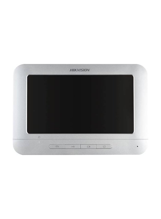 HIKVISION KIS203 Video Door Phone, 7" Colorful TFT LCD Display, Pinhole Camera with 720 x 576 @ 25 fps, 1 Four-Wire Interface, Built-in Omni Mic, Built-in Loudspeaker, Grey | DS-KIS203  - Image 5