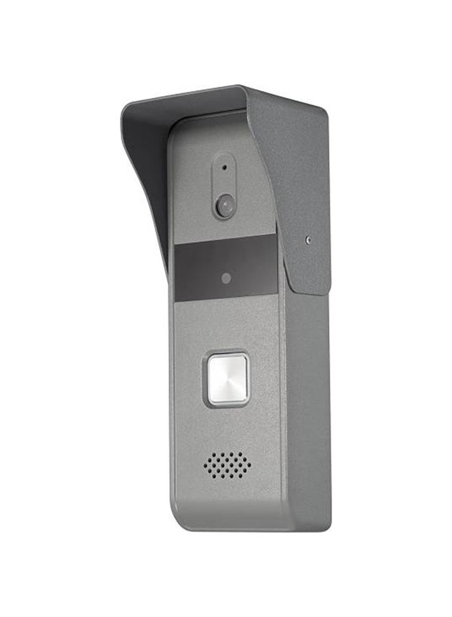 HIKVISION KIS203 Video Door Phone, 7" Colorful TFT LCD Display, Pinhole Camera with 720 x 576 @ 25 fps, 1 Four-Wire Interface, Built-in Omni Mic, Built-in Loudspeaker, Grey | DS-KIS203  - Image 3