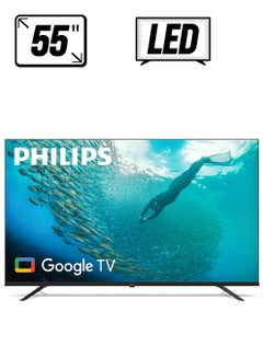 55 Inch 4K Ultra HD Smart Google TV with Hands-Free Voice Control Dolby Vision Atmos HDR10 with built-in Google Assistant (2024 Model) 55PUT7129/56 Black 55PUT7129/56 Black - pnsku/N70084043V/45/_/1739967064/f327a9f1-4de8-4776-97f1-94351778ea77