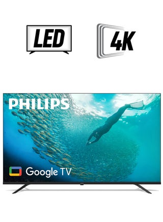 55 Inch 4K Ultra HD Smart Google TV with Hands-Free Voice Control Dolby Vision Atmos HDR10 with built-in Google Assistant (2024 Model) 55PUT7129/56 Black 55PUT7129/56 Black - pnsku/N70084043V/45/_/1749037293/d0eb672b-4fe1-4651-b46e-2c9febb7ddd0
