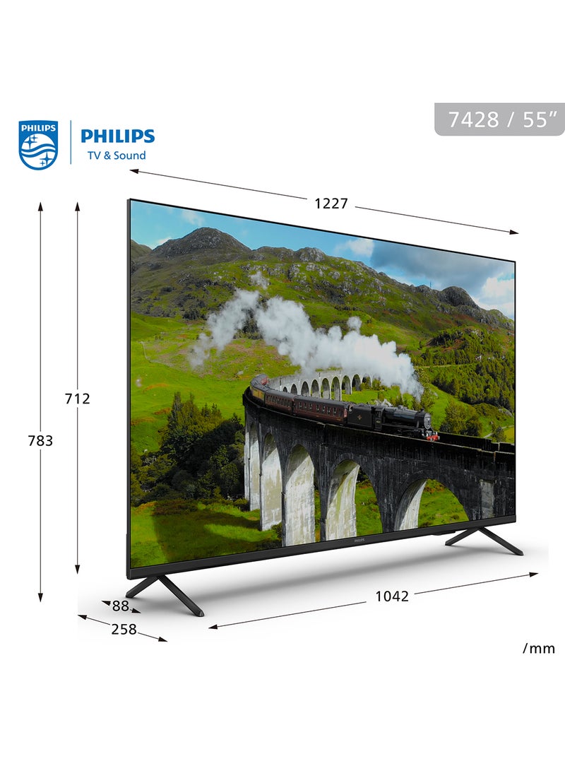 تلفزيون 4K UHD الذكي من Google QLED مقاس 55 بوصة - pnsku/N70084044V/45/_/1731560406/be848dae-26cf-44e0-9b9e-06d974d8bd34