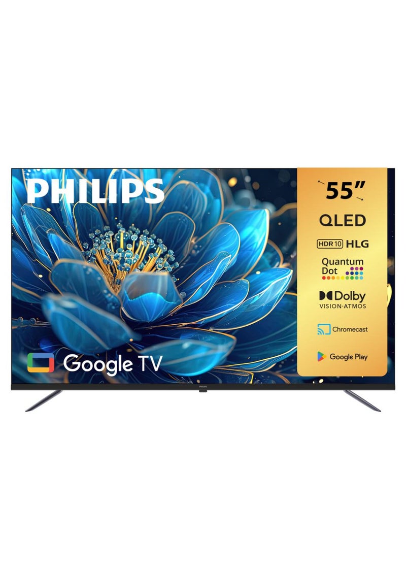 فيليبس تلفزيون 4K UHD الذكي من Google QLED مقاس 55 بوصة - Image 1