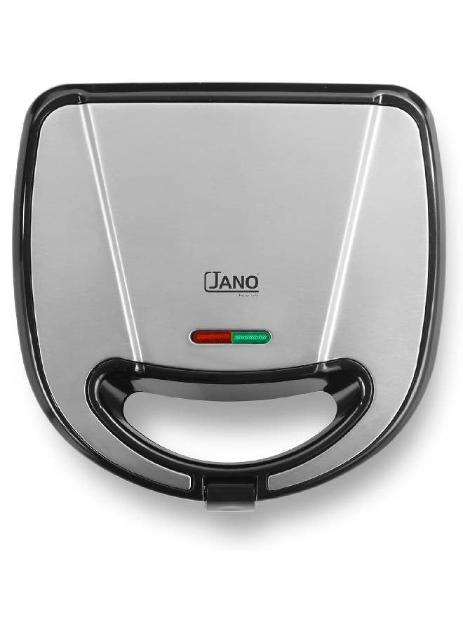 جانو صانعة الساندويتش مع سطح غير لاصق وحماية من ارتفاع درجة الحرارة 750 W JN05304 - Image 1