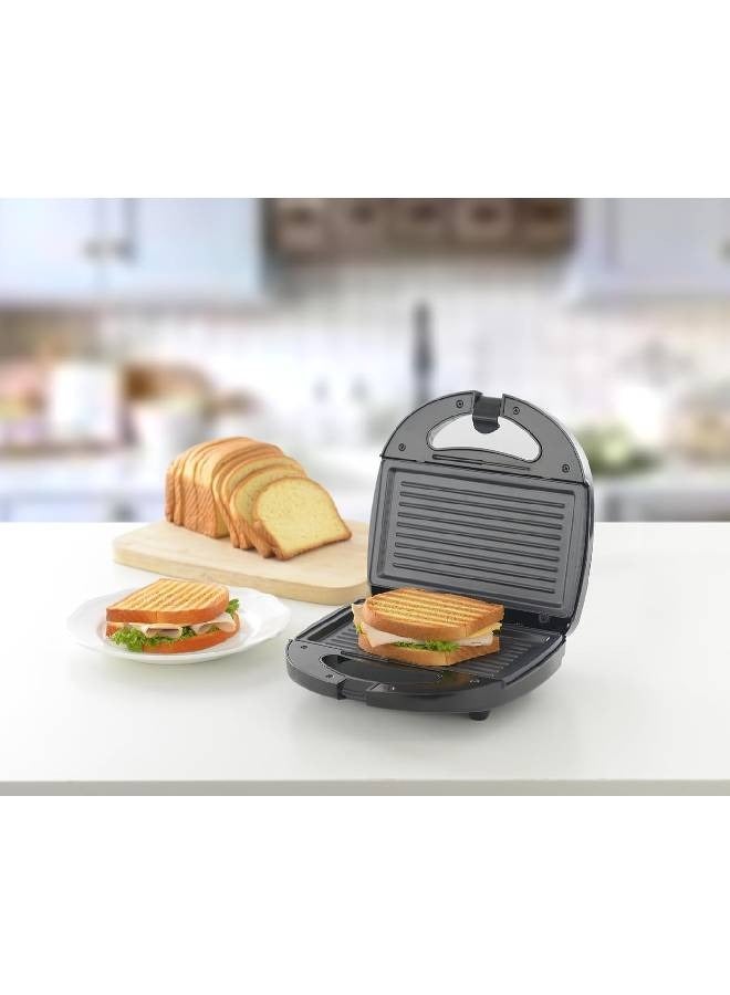 جانو صانعة الساندويتش مع سطح غير لاصق وحماية من ارتفاع درجة الحرارة 750 W JN05304 - Image 4