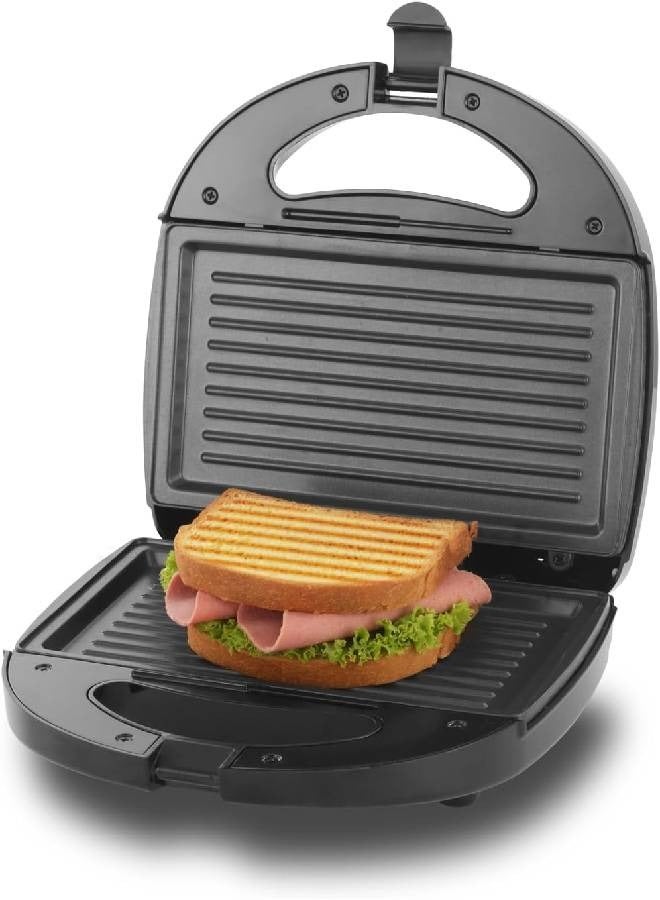 جانو صانعة الساندويتش مع سطح غير لاصق وحماية من ارتفاع درجة الحرارة 750 W JN05304 - Image 3