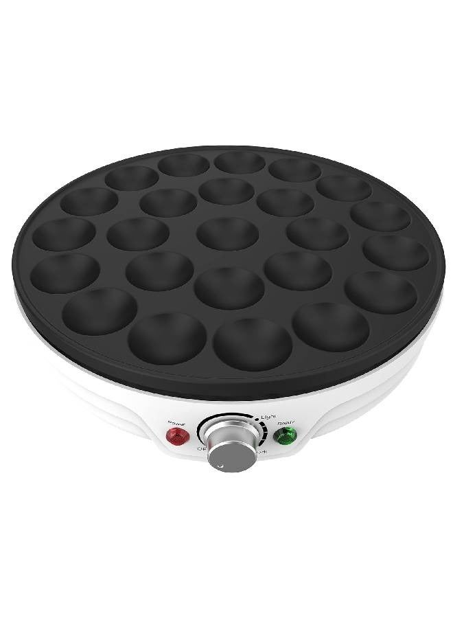 ALSAIF-ELEC Pancake Maker With 24 Piece 1200 W E04413 White  - Image 1