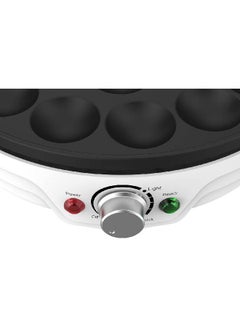 ALSAIF-ELEC Pancake Maker With 24 Piece 1200 W E04413 White  - Image 2