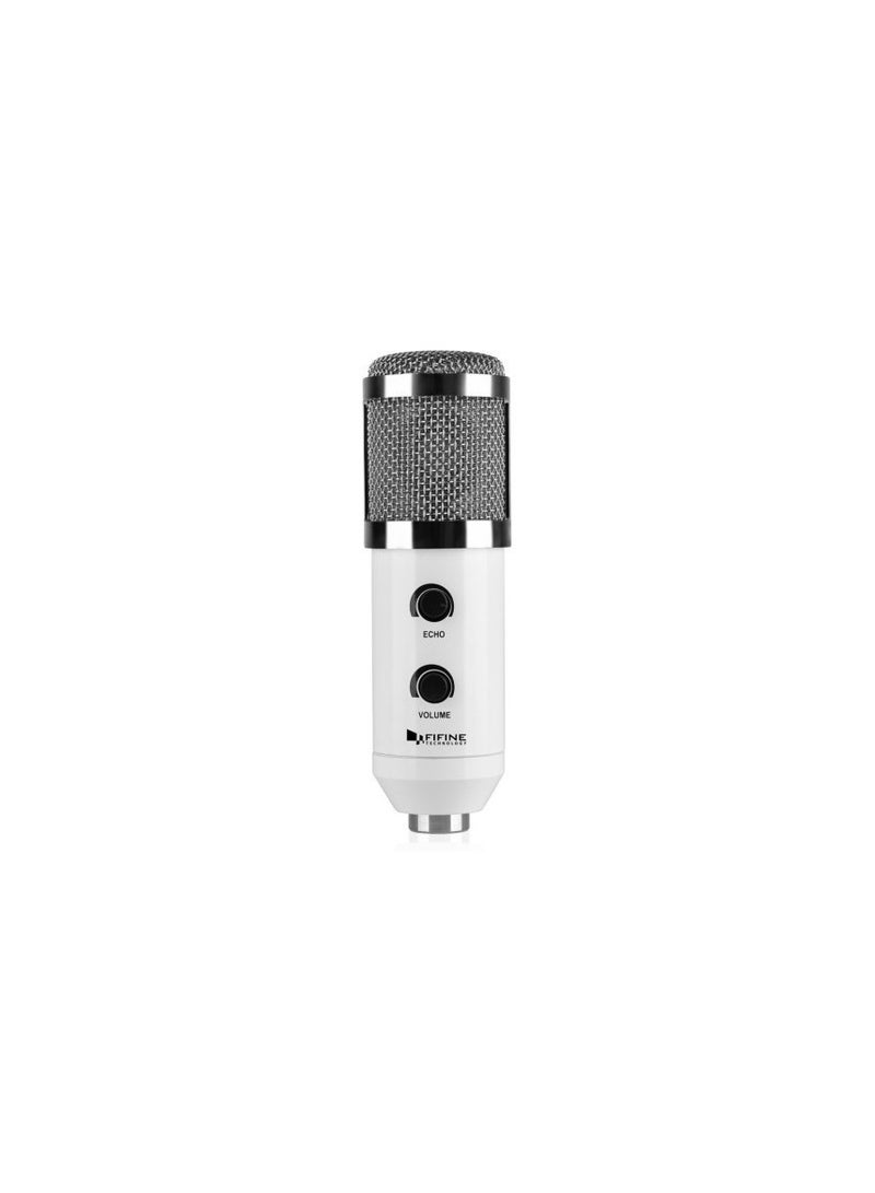 FIFINE USB Stereo Microphone For PC Laptop K056 Black  - Image 2