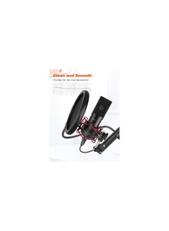 FIFINE USB Gaming Microphone Set With Flexible Boom Arm Stand T732 Black  - Image 2