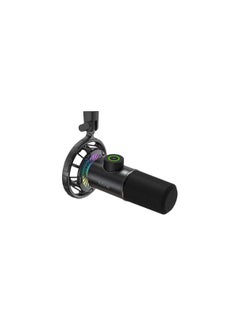 FIFINE USB Gaming Microphone RGB Dynamic Mic K658 Black  - Image 1