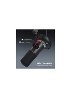 FIFINE USB Gaming Microphone RGB Dynamic Mic K658 Black  - Image 2