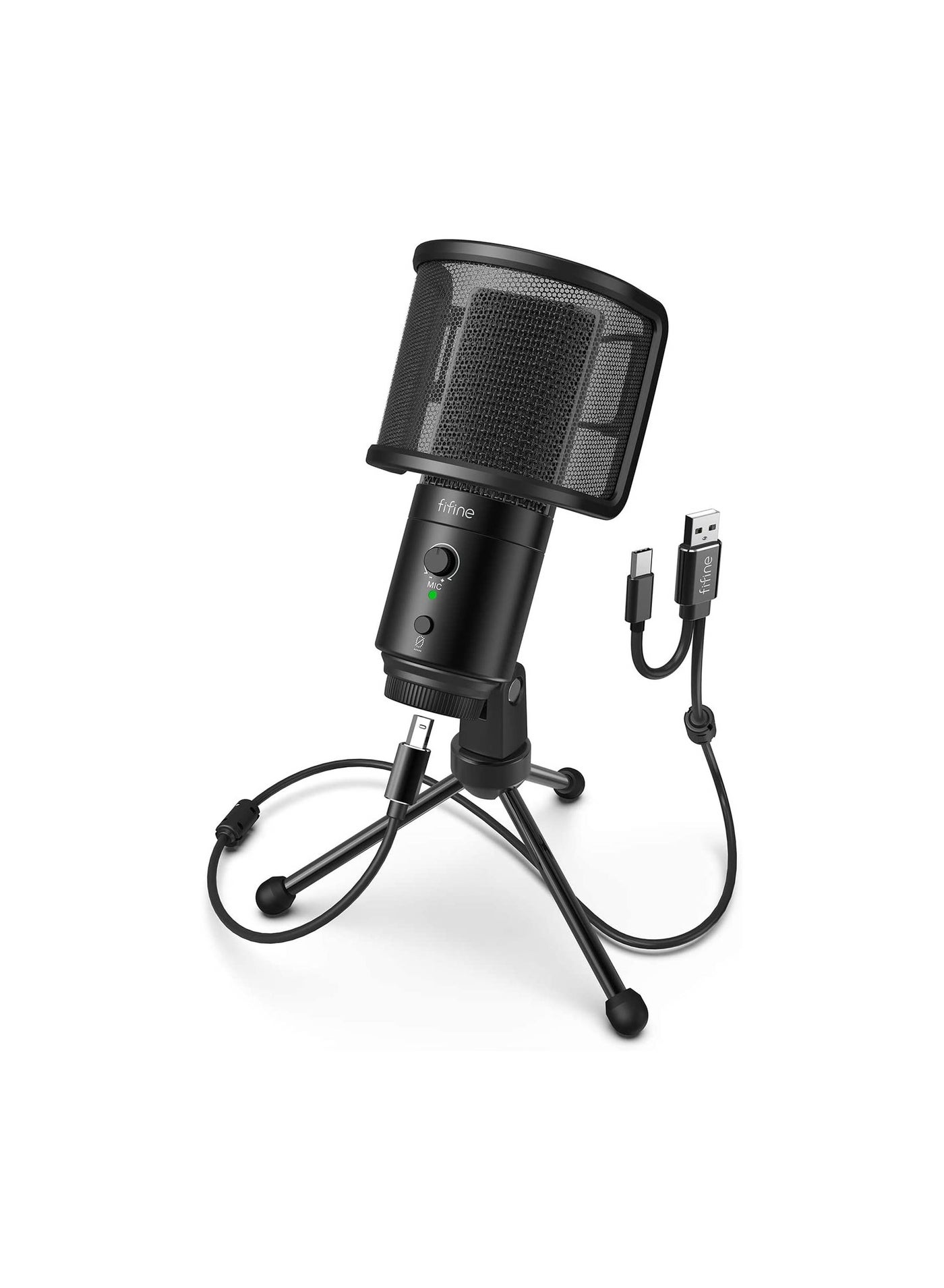 fifine Fifine Usb Desktop Pc Microphone With Pop Filter K683a usb N70084092V