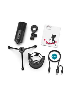 FIFINE USB Desktop PC Microphone With Pop Filter K683A Black  - Image 2