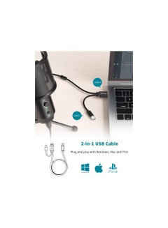 FIFINE USB Desktop PC Microphone With Pop Filter K683A Black  - Image 4