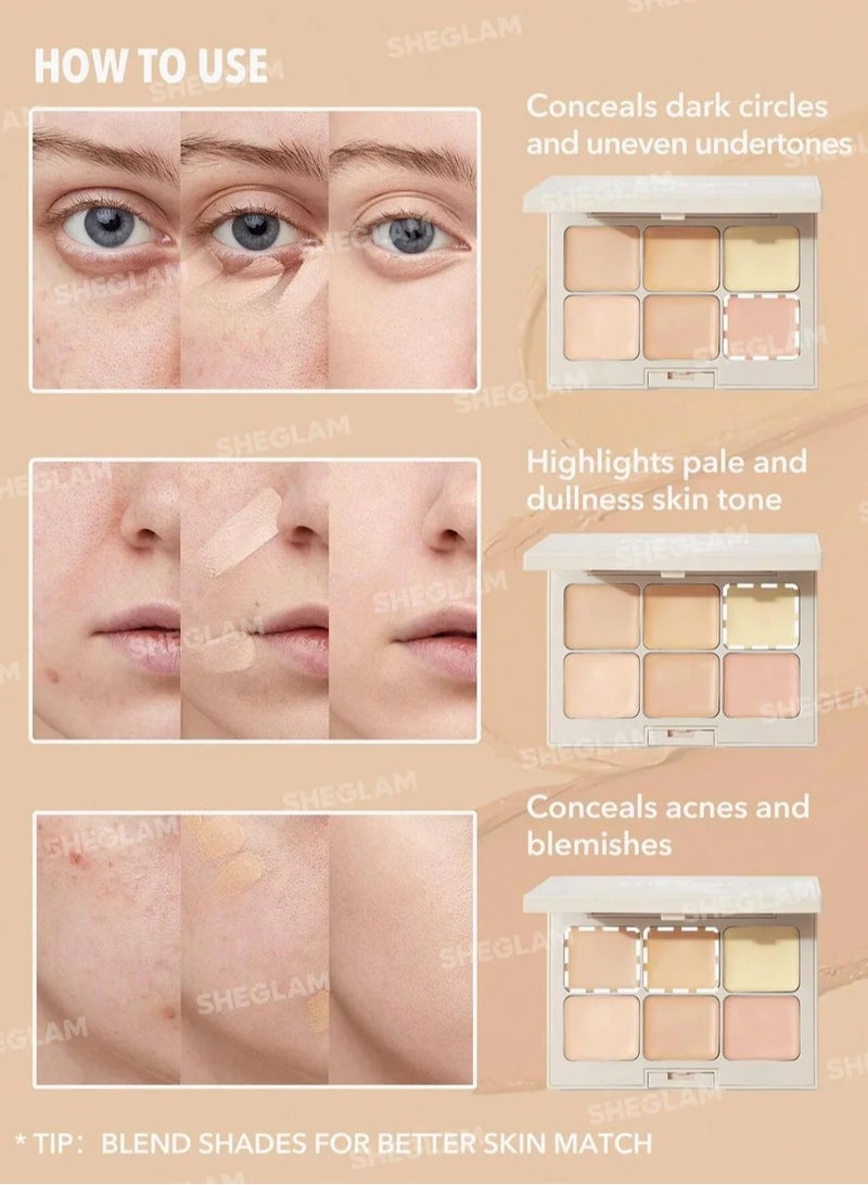 SHEGLAM Multi-Fix Concealer And Color Corrector Vanilla  - Image 3