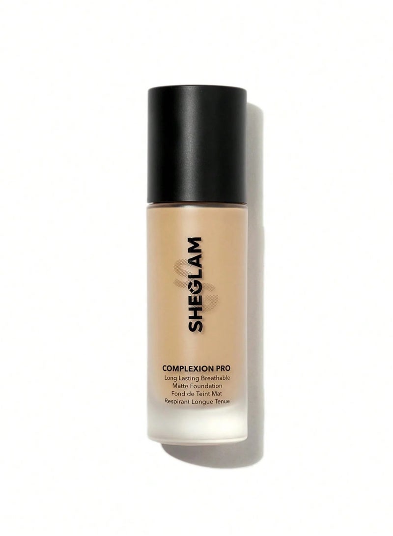 SHEGLAM Complexion Pro Long Lasting Breathable Matte Foundation Sand - Image 1
