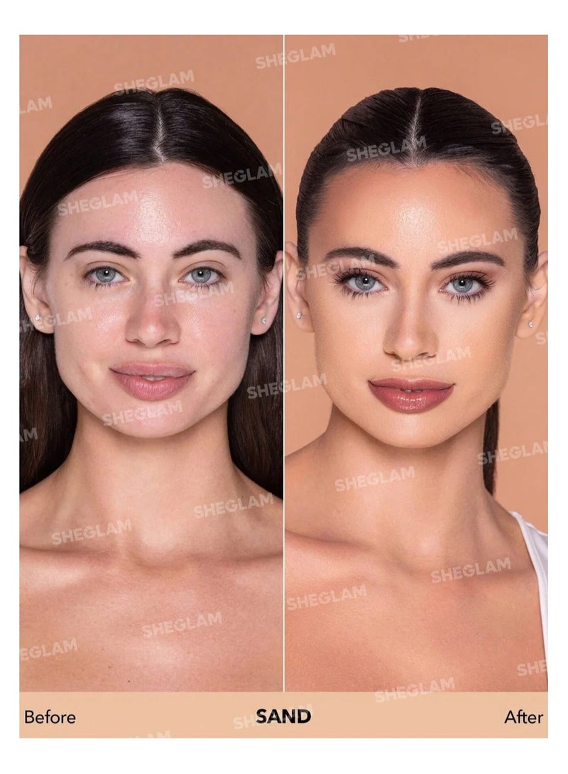 SHEGLAM Complexion Pro Long Lasting Breathable Matte Foundation Sand - Image 2
