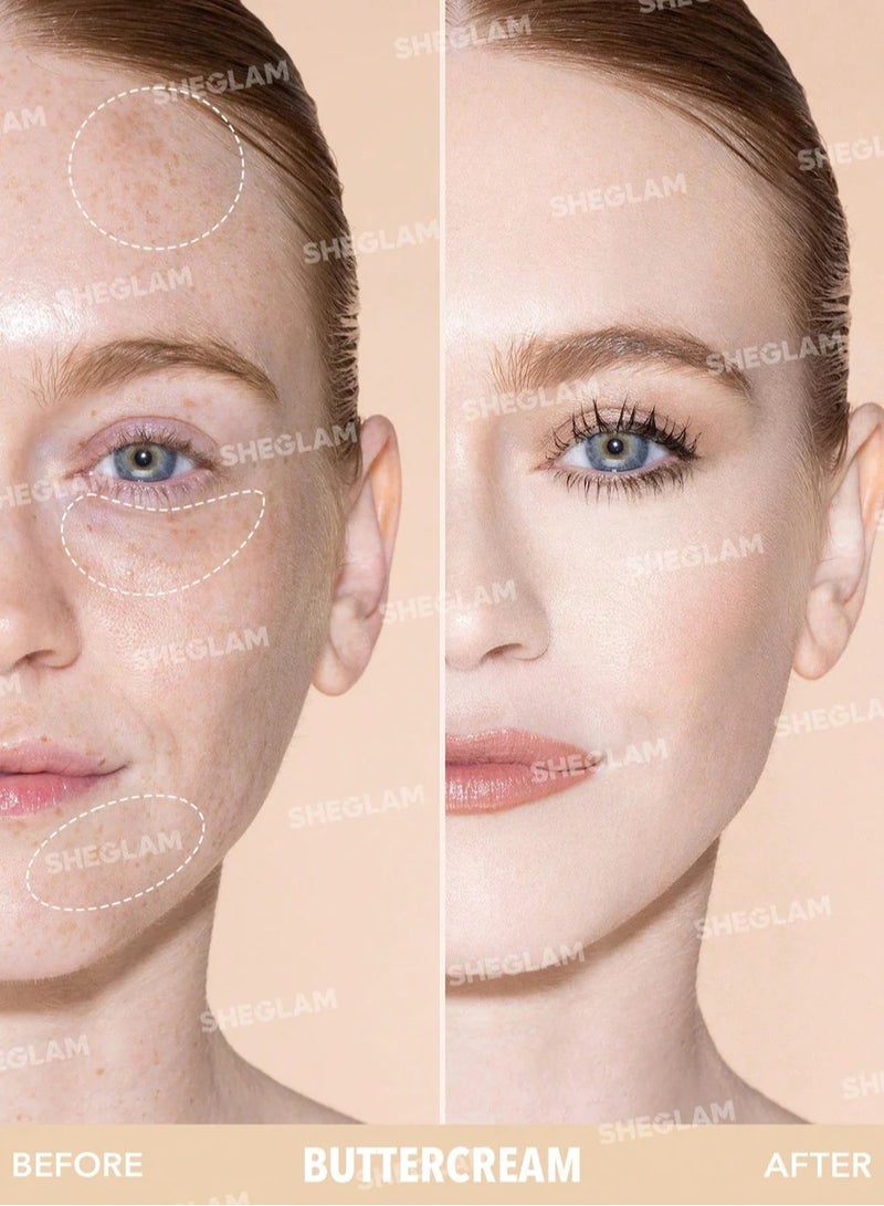 SHEGLAM - Like Magic 12Hr Full Coverage Concealer Buttercream - Image 1