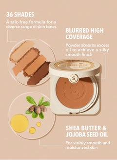 SHEGLAM Skin-Focus High Coverage Powder Foundation Linen  - Image 3