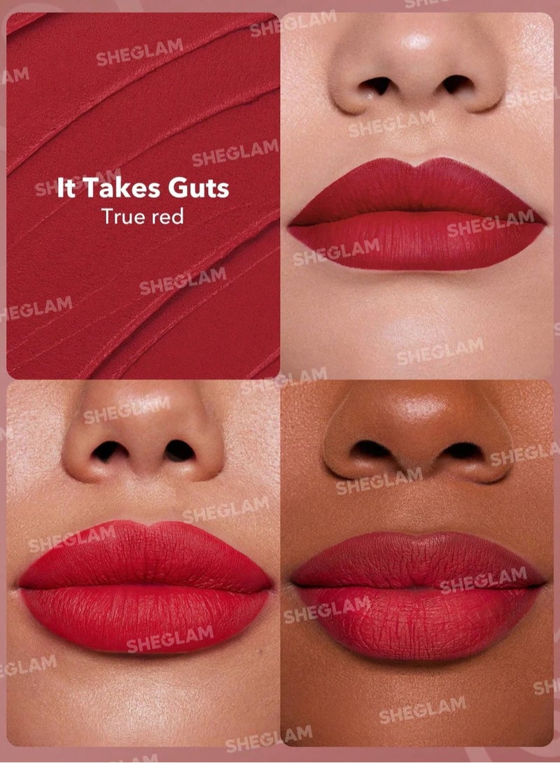 SHEGLAM - Dynamatte Boom Long-Lasting Matte Lipstick It Takes Guts - Image 1
