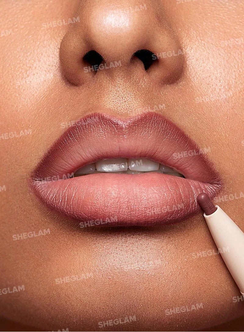 شيجلام قلم تحديد الشفاه وأحمر الشفاه جلام 101 ثنائي - Image 3