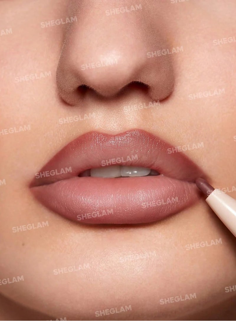شيجلام قلم تحديد الشفاه وأحمر الشفاه جلام 101 ثنائي - Image 4