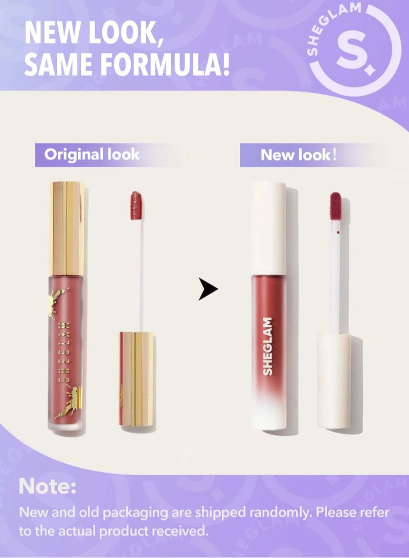 SHEGLAM Matte Allure Liquid Lipstick Maven  - Image 4