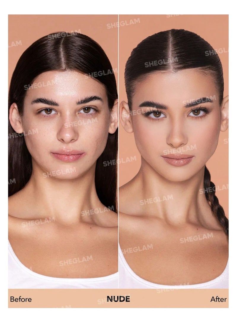 SHEGLAM - Complexion Pro Long Lasting Breathable Matte Foundation Nude - Image 1