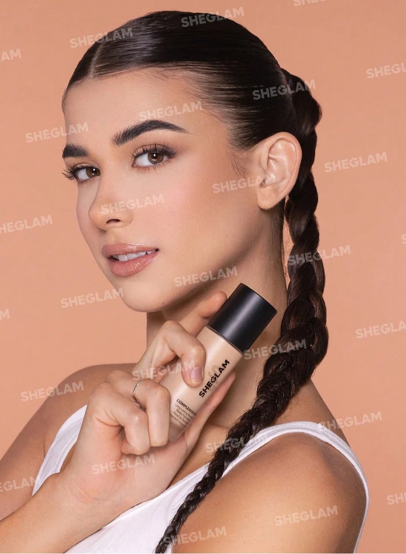 SHEGLAM - Complexion Pro Long Lasting Breathable Matte Foundation Nude - Image 1