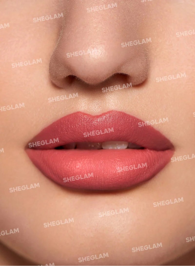 SHEGLAM - Glam 101 Lipstick & Liner Duo Cherry Fudge - Image 1