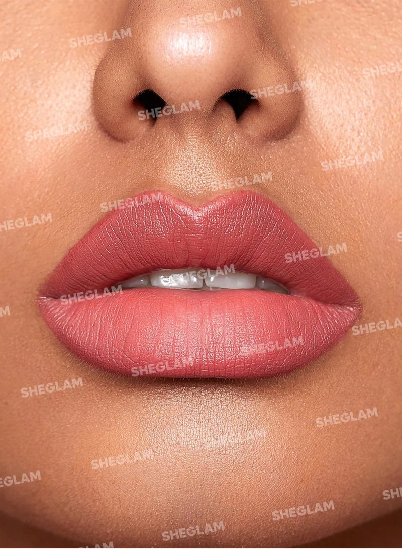 SHEGLAM - Glam 101 Lipstick & Liner Duo Cherry Fudge - Image 1