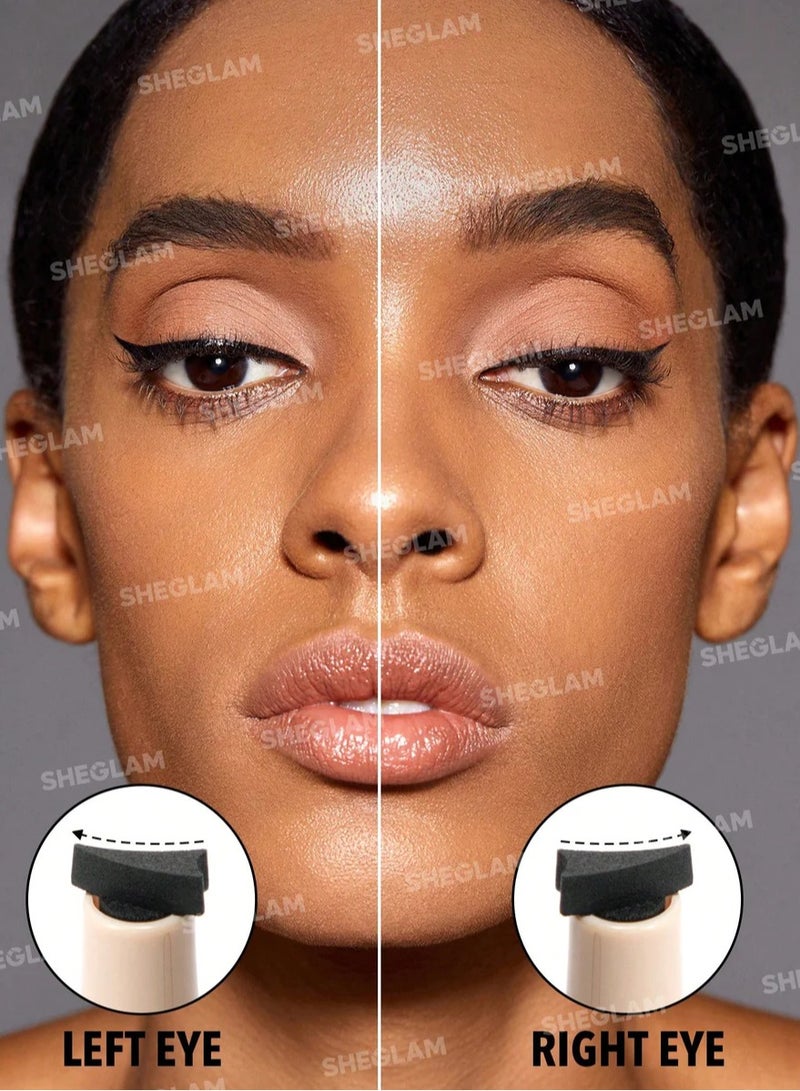 SHEGLAM - Get Foxy Eye Stamp & Liner Pen Black - Image 1