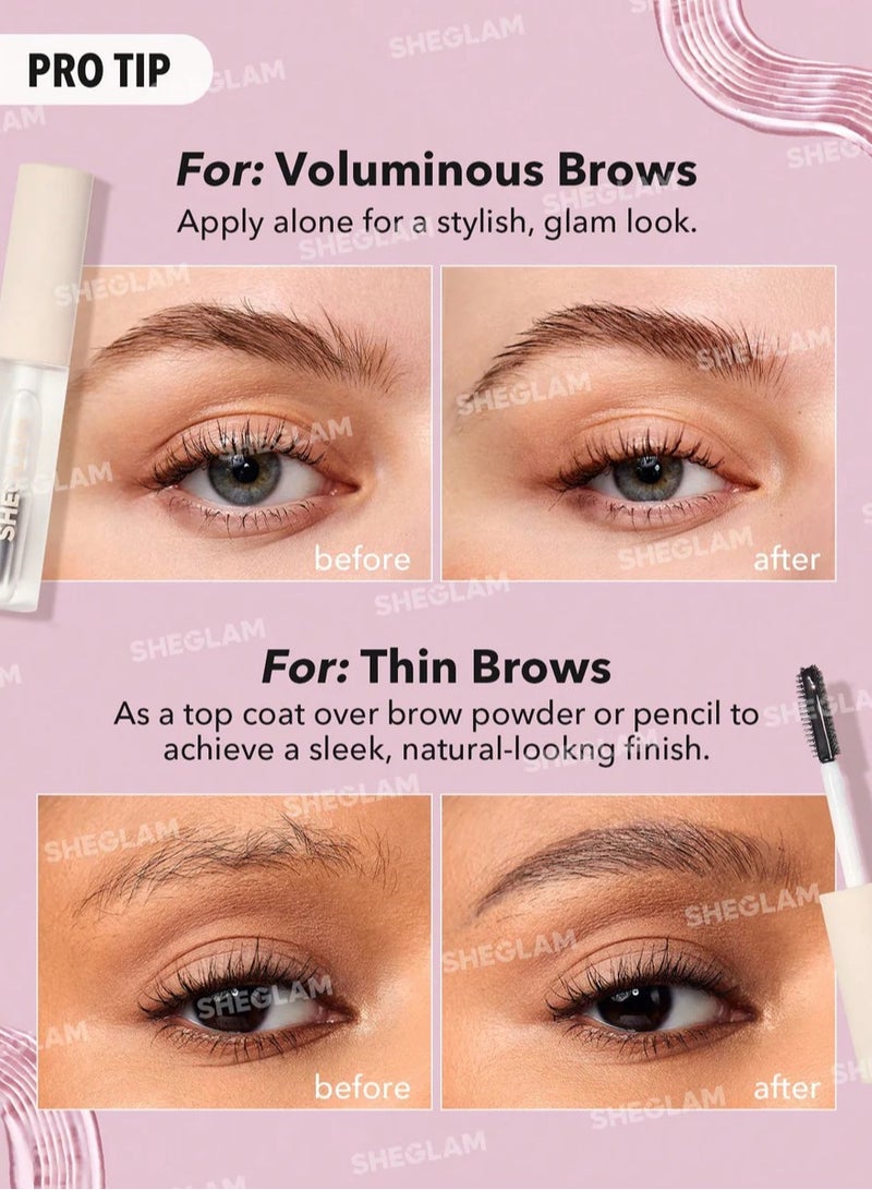 SHEGLAM - Set Me Up Brow Gel CRYSTAL CLEAR - Image 1