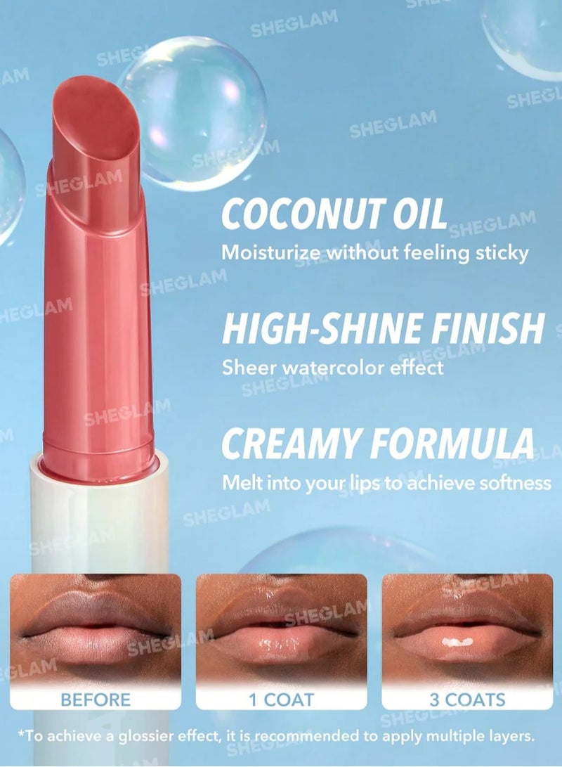 SHEGLAM Pout-Perfect Shine Lip Plumper Mahogany Magic - Image 4